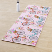 Fiets Bloemen Yoga Mat