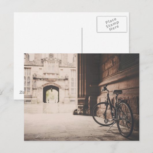  fiets - Briefkaart (Voorkant / Achterkant)