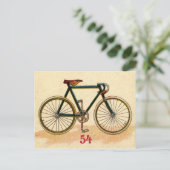 fiets briefkaart (Staand voorkant)