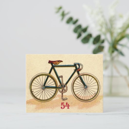  fiets briefkaart (Staand voorkant)