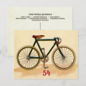 fiets briefkaart (Voorkant / Achterkant)