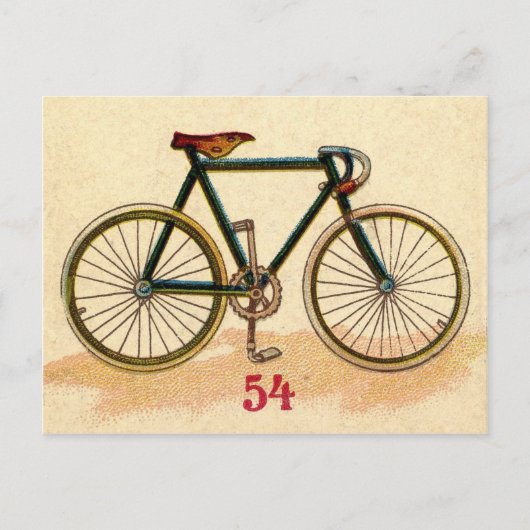 fiets briefkaart (Voorkant)