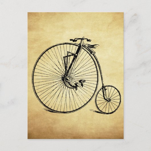 fiets briefkaart (Voorkant)