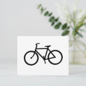 fiets briefkaart (Staand voorkant)