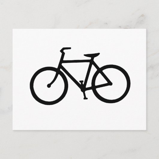 fiets briefkaart (Voorkant)