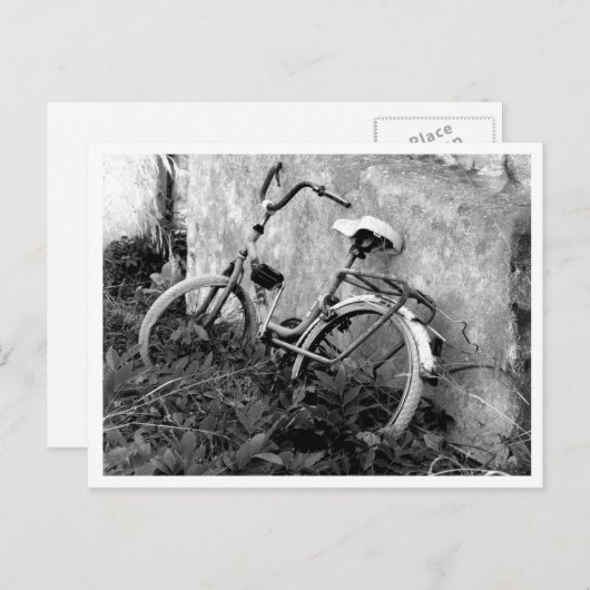 fiets briefkaart (Voorkant / Achterkant)