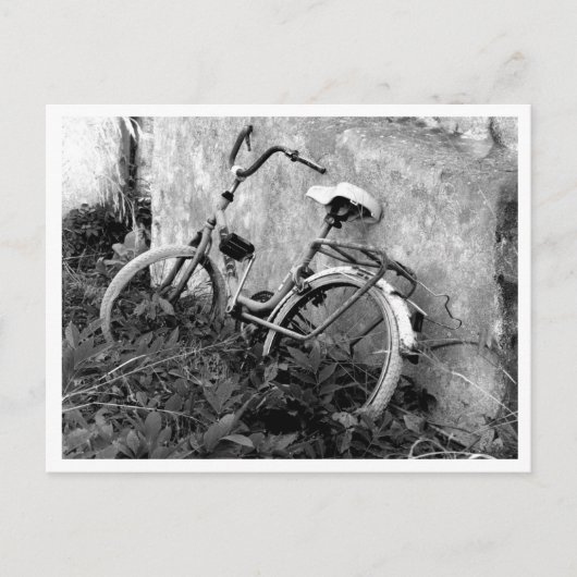 fiets briefkaart (Voorkant)