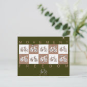 Fiets Briefkaart (Staand voorkant)