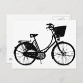 fiets briefkaart (Voorkant / Achterkant)