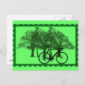 fiets briefkaart (Voorkant / Achterkant)