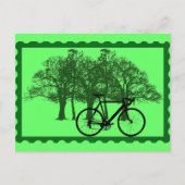 fiets briefkaart (Voorkant)