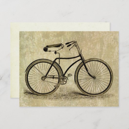  fiets briefkaart (Voorkant / Achterkant)