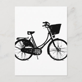 fiets briefkaart