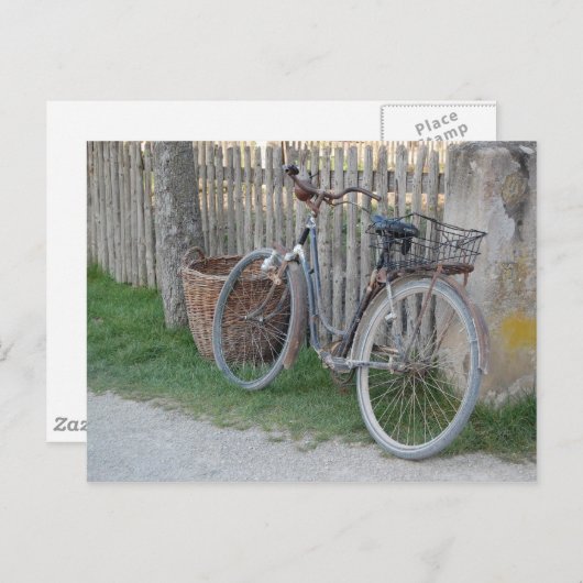 fiets briefkaart (Voorkant / Achterkant)