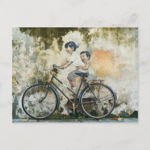 fiets briefkaart