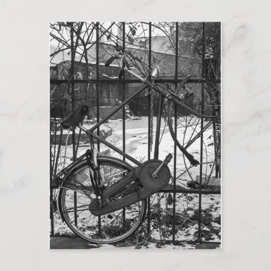 fiets briefkaart (Voorkant)