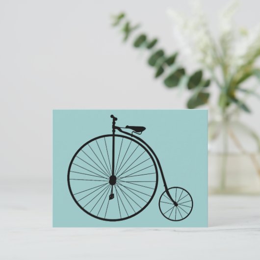  fiets briefkaart (Staand voorkant)