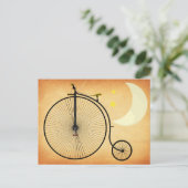 fiets briefkaart (Staand voorkant)