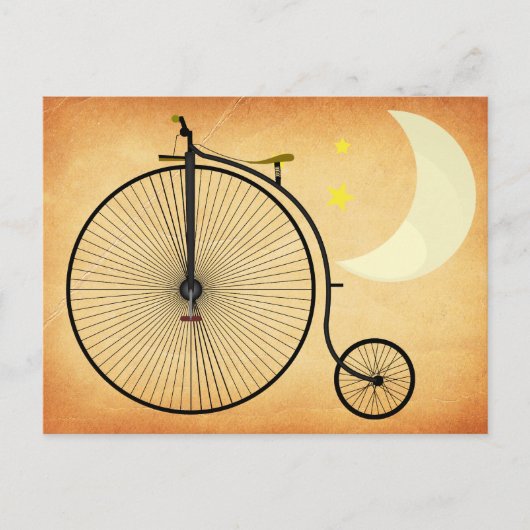fiets briefkaart (Voorkant)