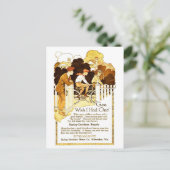 fiets briefkaart (Staand voorkant)