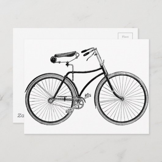 fiets briefkaart (Voorkant / Achterkant)