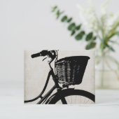  fiets briefkaart (Staand voorkant)