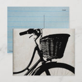  fiets briefkaart (Voorkant / Achterkant)