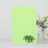 fiets briefpapier (Staand voorkant)