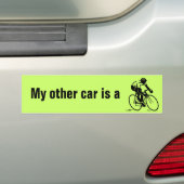 FIETS bumper sticker (Op auto)