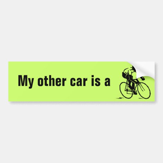 FIETS bumper sticker (Voorkant)