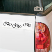 fiets bumpersticker (Op Truck)