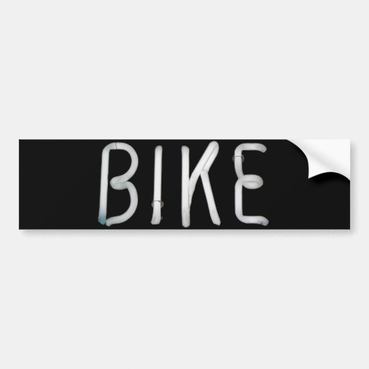 Fiets Bumpersticker (Voorkant)