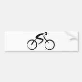 fiets bumpersticker (Voorkant)