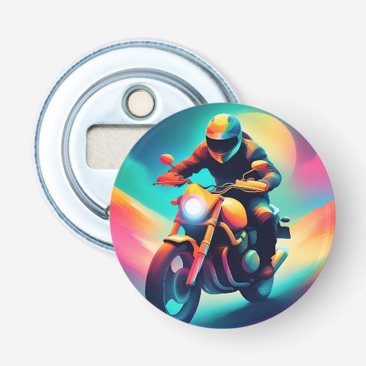 fiets button flesopener (Voorkant)