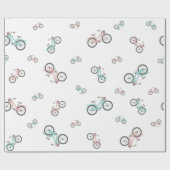 fiets cadeaupapier (Vlak)