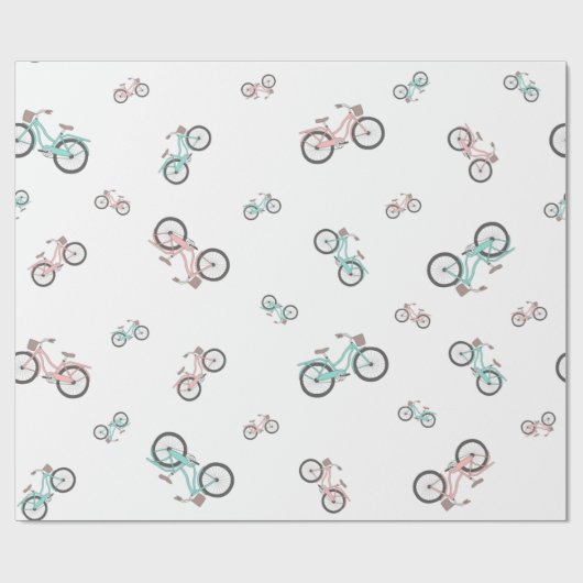 fiets cadeaupapier (Vlak)
