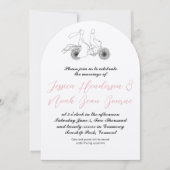  fiets Cottcore Roze Kaart (Voorkant)