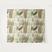  fiets, cyclist advertentiecollage wandkleed (Voorkant (horizontaal))