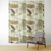  fiets, cyclist advertentiecollage wandkleed (In situ)