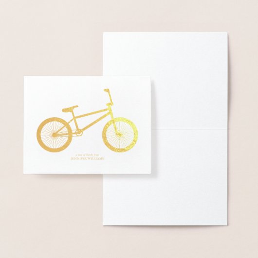 Fiets dank u folie kaarten (Display)