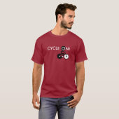 FIETS DOOR! fiets T-shirt (Voorkant volledig)