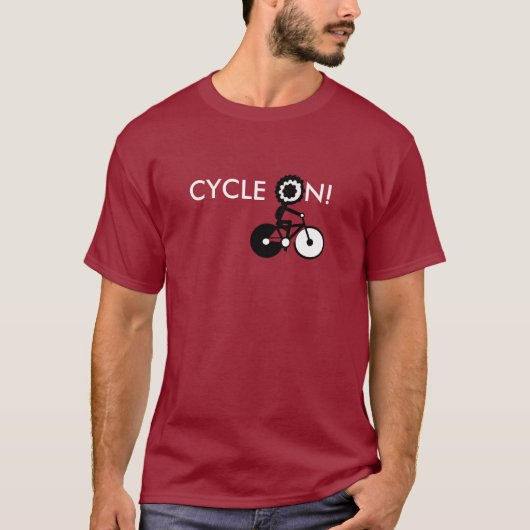 FIETS DOOR! fiets T-shirt (Voorkant)
