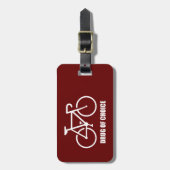 Fiets, Drug Van Keuze Bagagelabel (Voorkant verticaal)