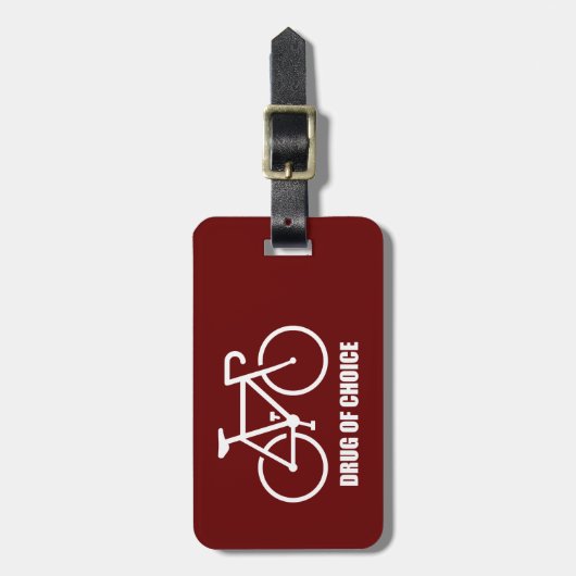 Fiets, Drug Van Keuze Bagagelabel (Voorkant verticaal)