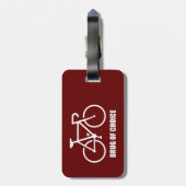 Fiets, Drug Van Keuze Bagagelabel (Achterkant verticaal)