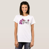 Fiets en bloem t-shirt (Voorkant volledig)