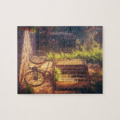  fiets- en bloempotten legpuzzel (Horizontaal)