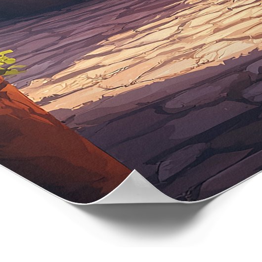  fiets- en bloempotten poster (Hoek)