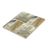 fiets- en fietsadvertentiecollage tegeltje (Zijkant)