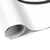 Fiets en glimlach T-shirt Fietsen T-shirt Zwart Cadeaupapier (Rol Hoek)